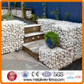 Eletro / galvanizado a quente / PVC Fio de aço de baixo carbono Gabion Box (ISO 9001)